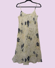 Load image into Gallery viewer, strappy ivory floral dress *size 10*