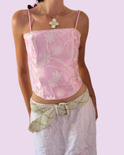 Load image into Gallery viewer, baby pink floral corset size 8/10