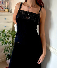 Load image into Gallery viewer, black sequin cami