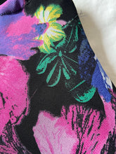 Load image into Gallery viewer, re-worked floral mesh skirt #2