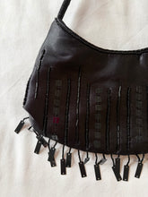 Load image into Gallery viewer, black beaded bag