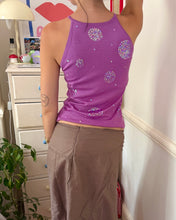 Load image into Gallery viewer, lilac sequin halter neck top and cardigan set *size small*