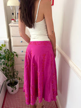 Load image into Gallery viewer, low waisted pink beaded skirt *size 10*