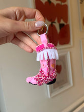 Load image into Gallery viewer, beaded, sequin keyrings / xmas decorations