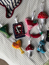Load image into Gallery viewer, beaded, sequin keyrings / xmas decorations