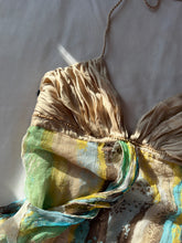 Load image into Gallery viewer, halter chiffon beige fairy beaded top