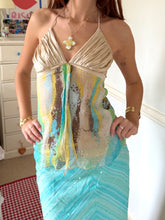 Load image into Gallery viewer, halter chiffon beige fairy beaded top