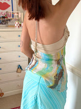Load image into Gallery viewer, halter chiffon beige fairy beaded top