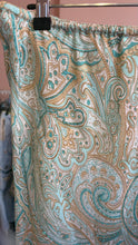 Load image into Gallery viewer, *size 10* sequin paisley blue skirt
