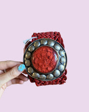 Load image into Gallery viewer, chunky red belt
