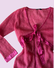 Load image into Gallery viewer, pink mohair cardigan *size 10*
