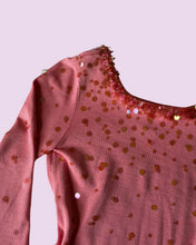 Load image into Gallery viewer, pink sequin silk blend *size S*
