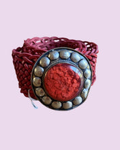 Load image into Gallery viewer, chunky red belt
