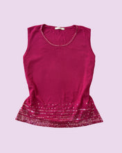 Load image into Gallery viewer, pink sequin vest *size 12/14*
