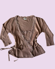Load image into Gallery viewer, mink wrap cardigan and cami *size 12*
