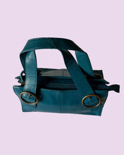 Load image into Gallery viewer, turquoise real leather bag

