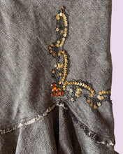 Load image into Gallery viewer, brown wool sequin skirt *size S*

