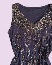 Load image into Gallery viewer, brown sequin vest *SIZE S*
