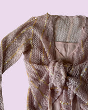 Load image into Gallery viewer, pink beaded cami and cardigan *size 10*
