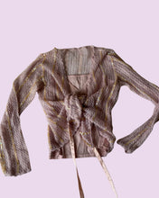 Load image into Gallery viewer, pink beaded cami and cardigan *size 10*
