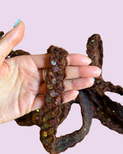 Load image into Gallery viewer, brown sequin skinny scary
