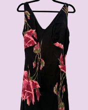 Load image into Gallery viewer, black beaded floral *size 12*
