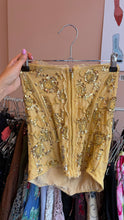 Load image into Gallery viewer, *size L* gold sequin beaded corset

