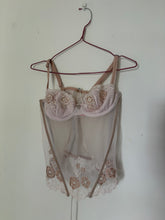 Load image into Gallery viewer, *size small* floral mesh corset
