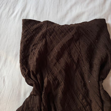 Load image into Gallery viewer, brown sequin embroidered long skirt
