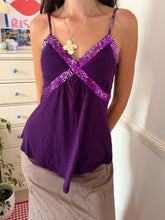 Load image into Gallery viewer, purple sequin cami *size S/M*
