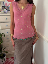 Load image into Gallery viewer, silk sequin pink top *size M*
