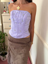 Load image into Gallery viewer, lilac floral beaded corset *size S/M*
