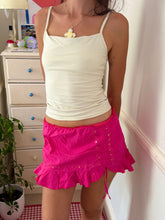 Load image into Gallery viewer, pink sequin ruched skirt *size XS/ S*

