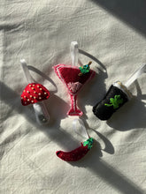 Load image into Gallery viewer, beaded, sequin keyrings / xmas decorations
