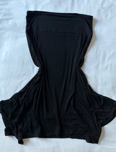 Load image into Gallery viewer, black long asymmetric fairy skirt
