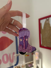 Load image into Gallery viewer, beaded, sequin keyrings / xmas decorations
