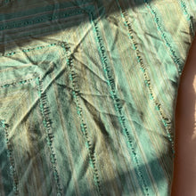 Load image into Gallery viewer, blue sequin a-line skirt
