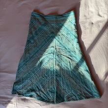 Load image into Gallery viewer, blue sequin a-line skirt
