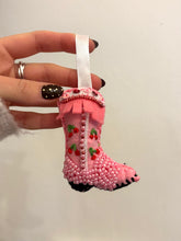 Load image into Gallery viewer, Cowboy boot (keyring or decoration)
