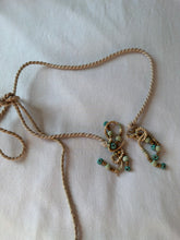 Load image into Gallery viewer, halter chiffon beige fairy beaded top
