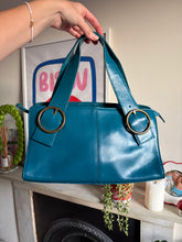 Load image into Gallery viewer, turquoise real leather bag
