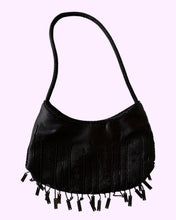 Load image into Gallery viewer, black beaded bag
