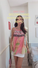 Load and play video in Gallery viewer, strappy sequin pink tunic *SIZE S/M*
