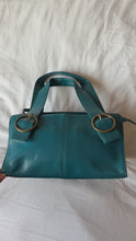 Load and play video in Gallery viewer, turquoise real leather bag
