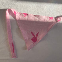 Load image into Gallery viewer, Reworked playboy headscarf light pink
