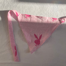 Load image into Gallery viewer, Reworked playboy headscarf light pink
